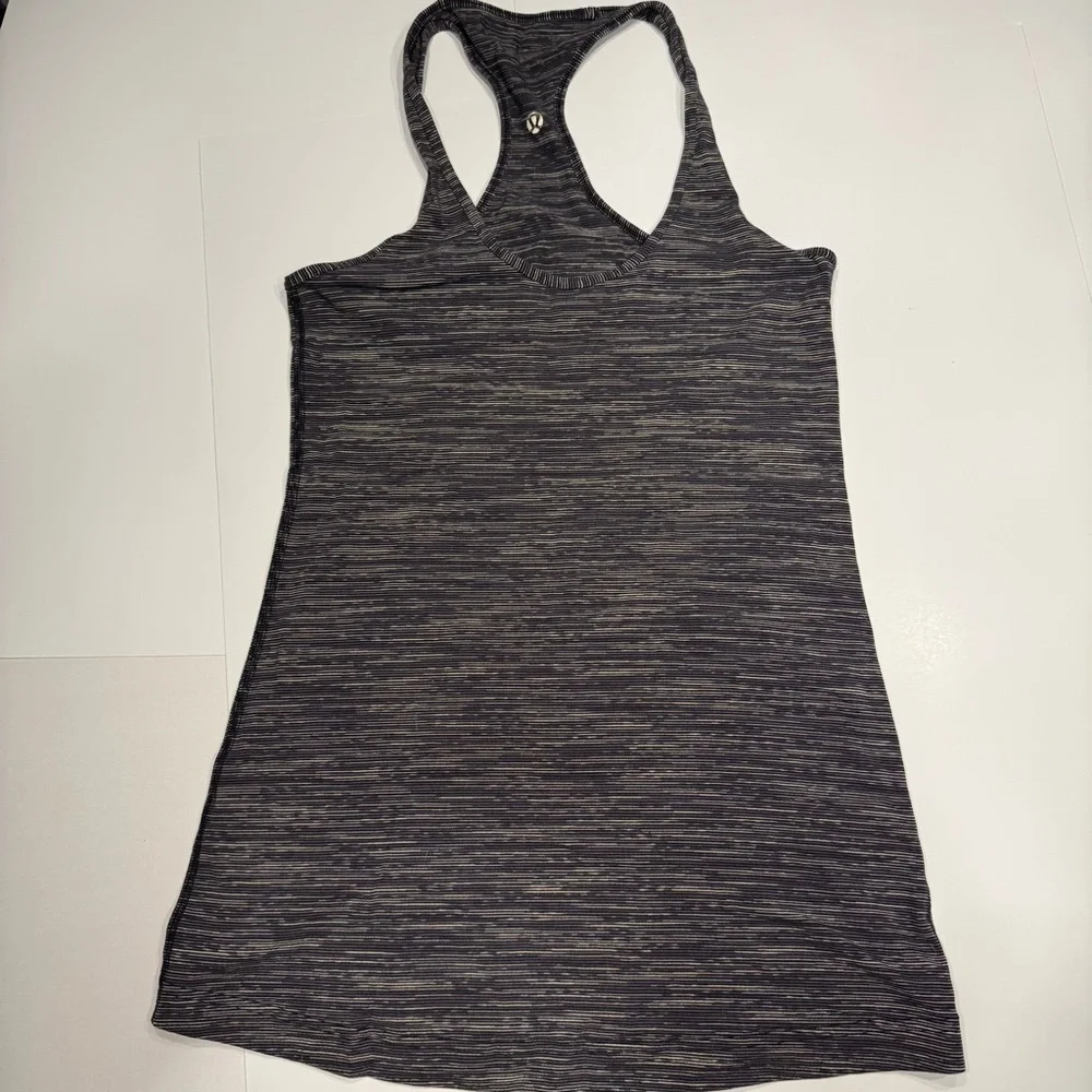 Lululemon Athletica Black charcoal Racerback Tank Top